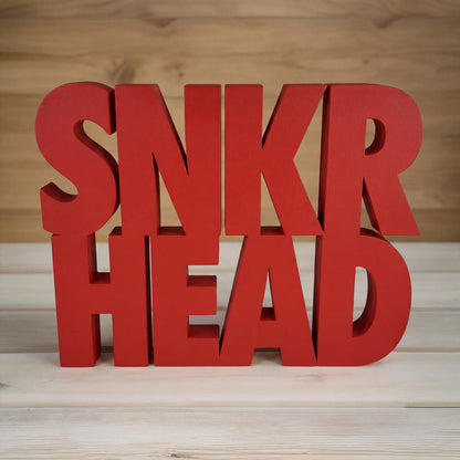 SNKR HEAD Sneakerhead 3D Streetwear Figurine Desk Table Shelf Decor