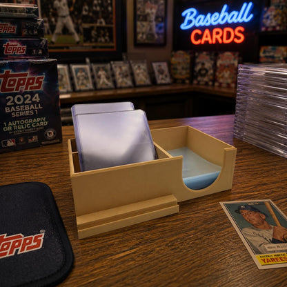 RipBench Mini Card Sleeving Station | Compact Trading Card Organizer | Pokémon, Sports | TCG Top Loader and Penny Sleeve Holder