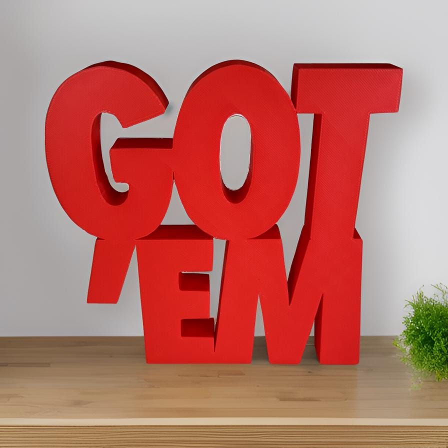 GOT EM Sneakerhead 3D Streetwear Figurine Desk Table Shelf Decor
