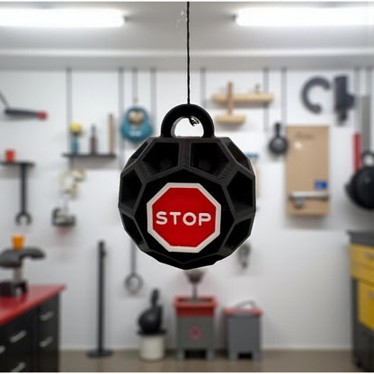 3D Printed Garage Parking Ball | Stop Sign Design