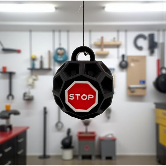3D Printed Garage Parking Ball | Stop Sign Design