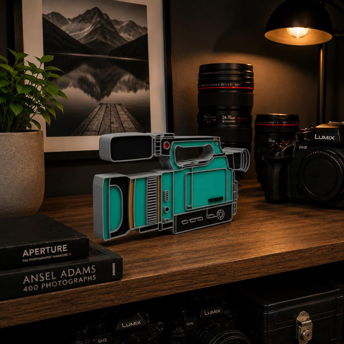 Sony VX1000 Wall Sign | 3D Printed Camcorder Decor | Retro Skateboarding Camera Art | Videographer Studio Gift | Mini DV Display