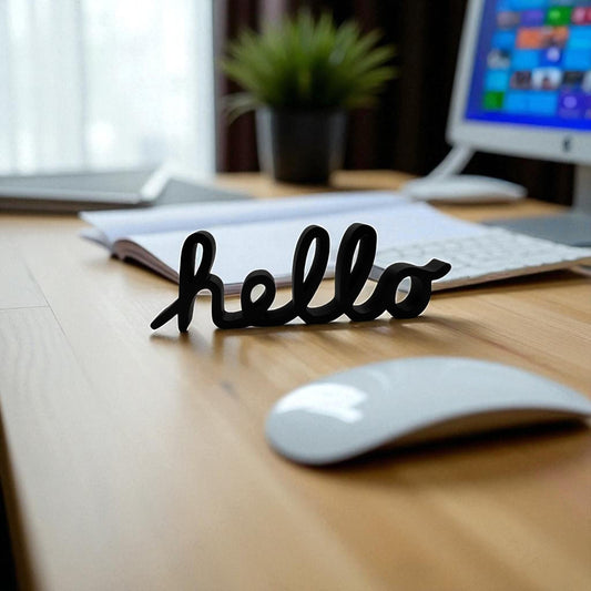 3D Printed Apple “Hello” Logo – Custom Colors & Multiple Sizes Available
