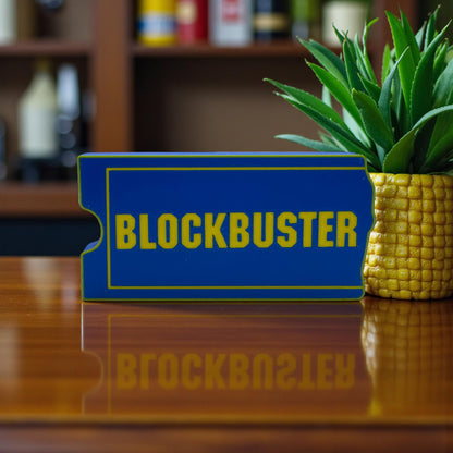 Blockbuster Logo Sign • Retro Movie Room Decor • Home Theater Wall Sign • 4” 6” 8” 10”