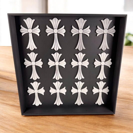 Cross Logo Tray Streetwear Hypebeast Decor 8" - Any Color - FREE SHIPPING