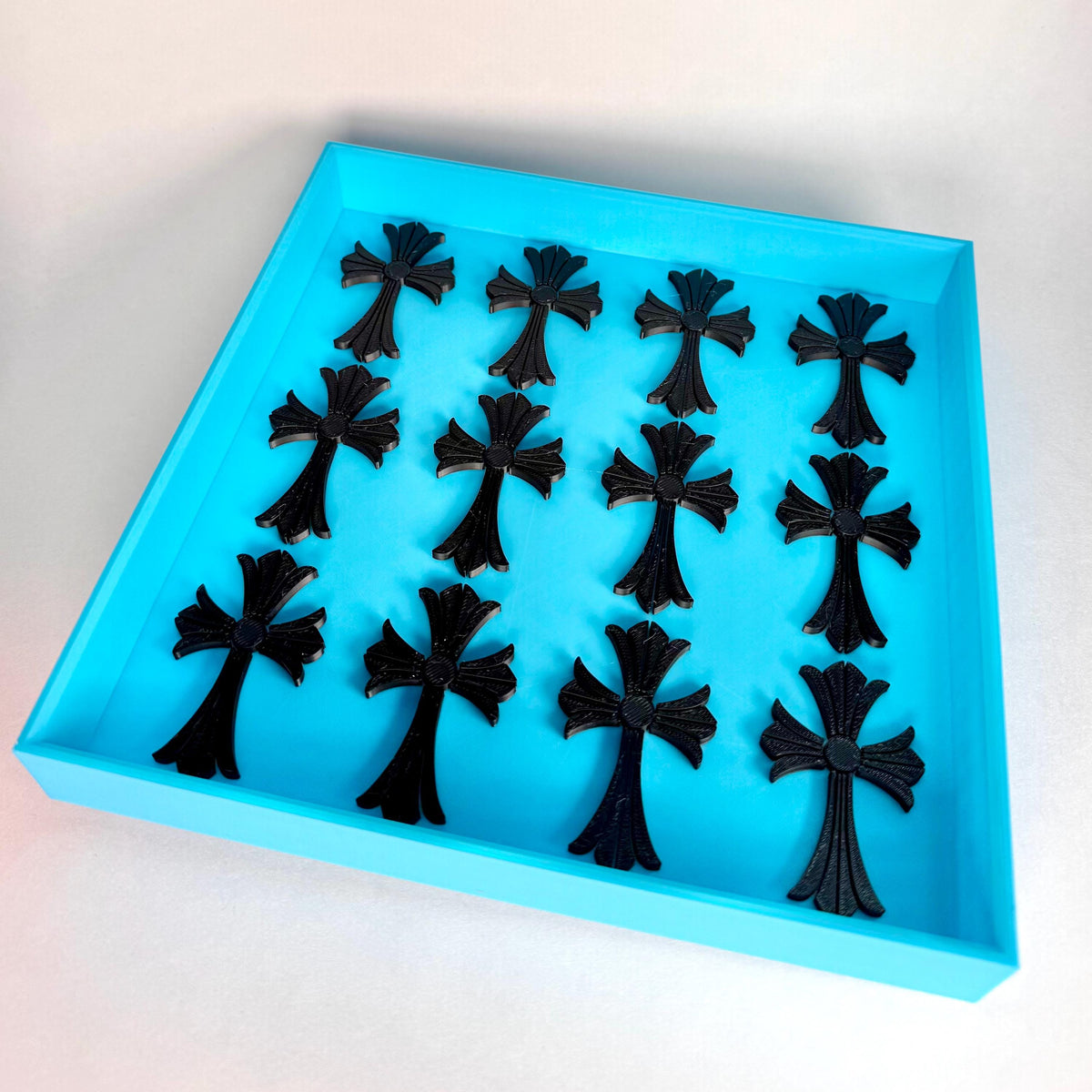 Cross Logo Tray Streetwear Hypebeast Decor 8" - Any Color - FREE SHIPPING
