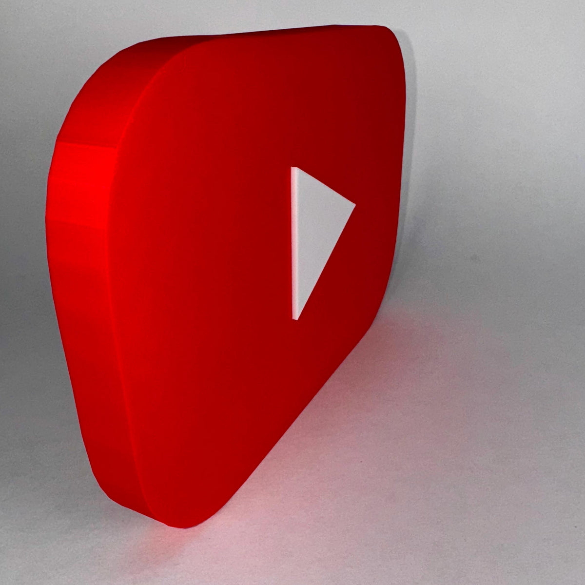 3D Printed Play Button – Content Creator Decor - Custom Sizes - Free Shipping