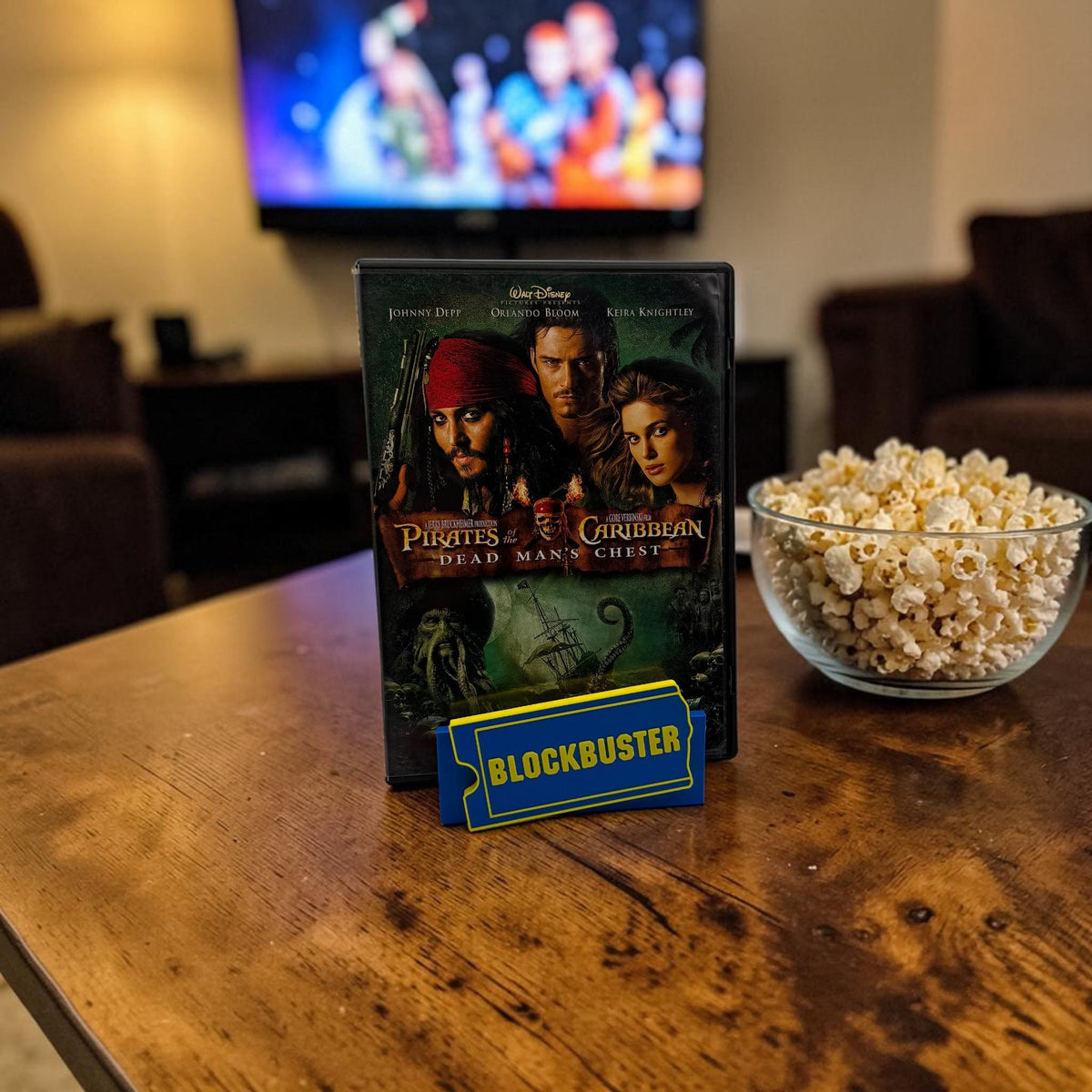 Retro Video Store Movie Display Stand | VHS DVD & Blu-ray Holder | Blockbuster Inspired Home Theater Decor | 3D Printed Media Display