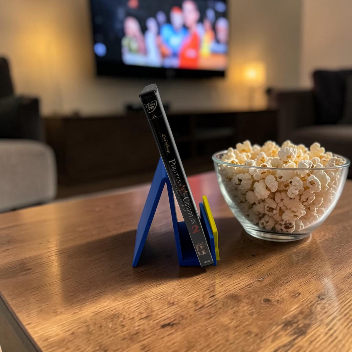 Retro Video Store Movie Display Stand | VHS DVD & Blu-ray Holder | Blockbuster Inspired Home Theater Decor | 3D Printed Media Display