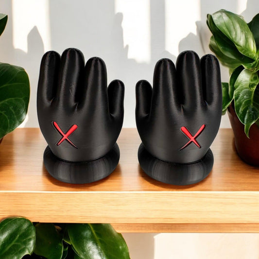 6 Inch X Hands Streetwear Hypebeast Decor - Any Color - FREE SHIPPING