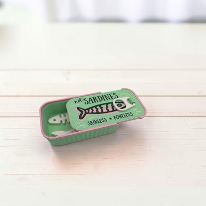 Sardine Tin Jewelry Organizer – 3D Printed Catch-All with Fish Jewelry Holders