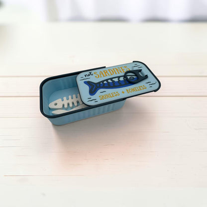 Sardine Tin Jewelry Organizer – 3D Printed Catch-All with Fish Jewelry Holders