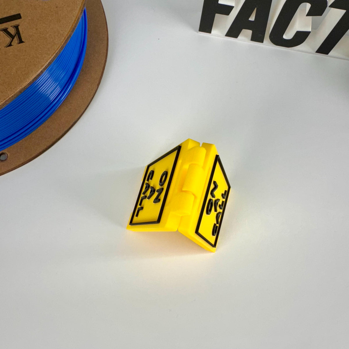On A Call or Custom Text Mini Floor Sign | Gift | Office | Cubicle - Any Color Combo